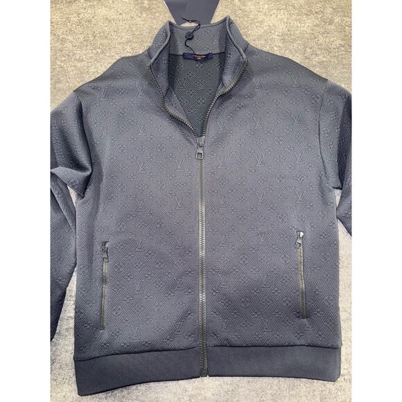 Louis Vuitton LVSE Monogram Zip Through Top Logo Grey Gris Track Jacket M Medium - Picture 5 of 16